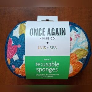 Reusable Sponges - Set of 3, Multicolor